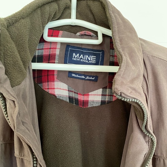 Maine New England Mens Brown Coat - Picture 2 of 2